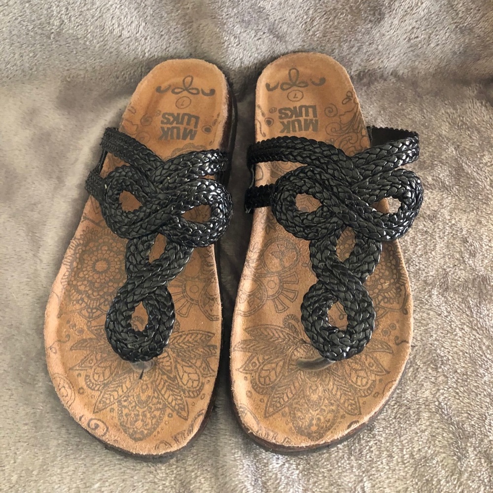 Muk Luks footbed sandals